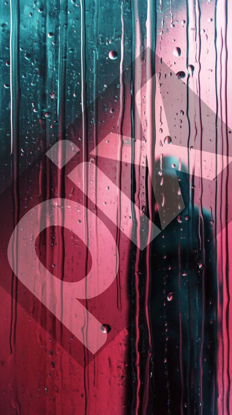 Raindrop Reflections Wallpaper